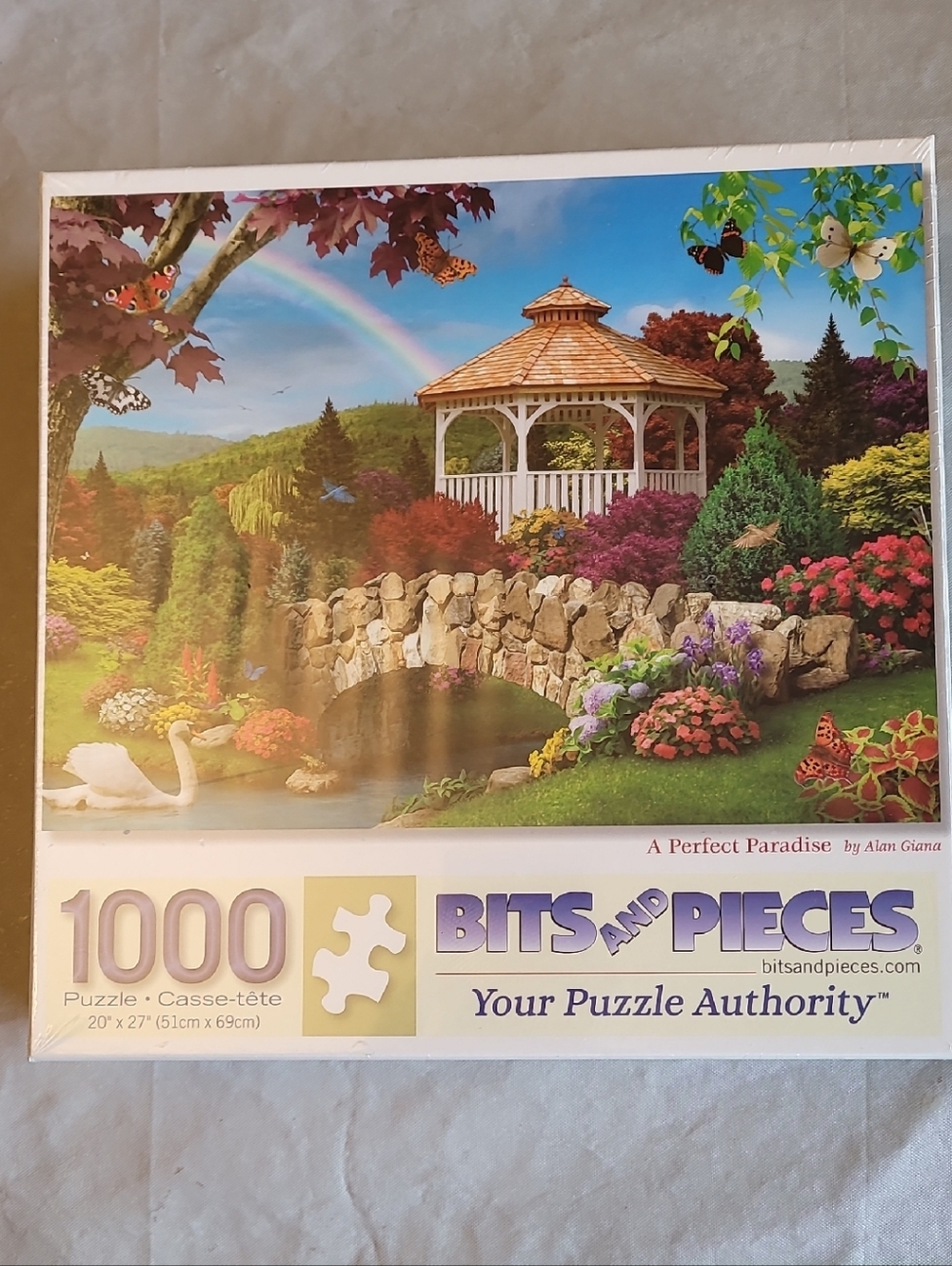 New/Sealed Bits and Pieces 1000-Piece Puzzle - A Perfect Paradise